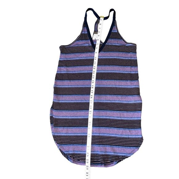 Free People Purple Striped￼ Racer Back Tank - Picture 8 of 8